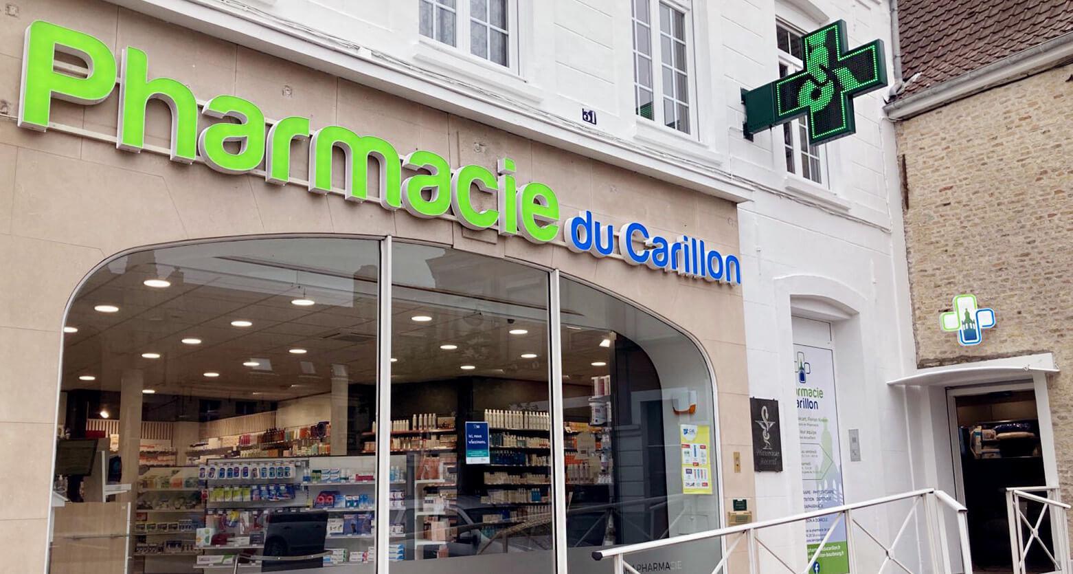 MobilM Nord | Réalisation de la Pharmacie du CARILLON à Bourbourg
